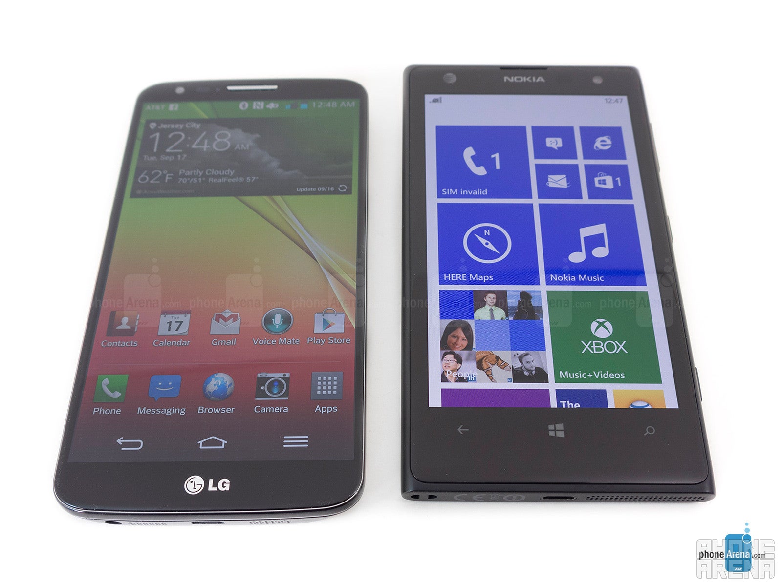 LG G2 vs Nokia Lumia 1020