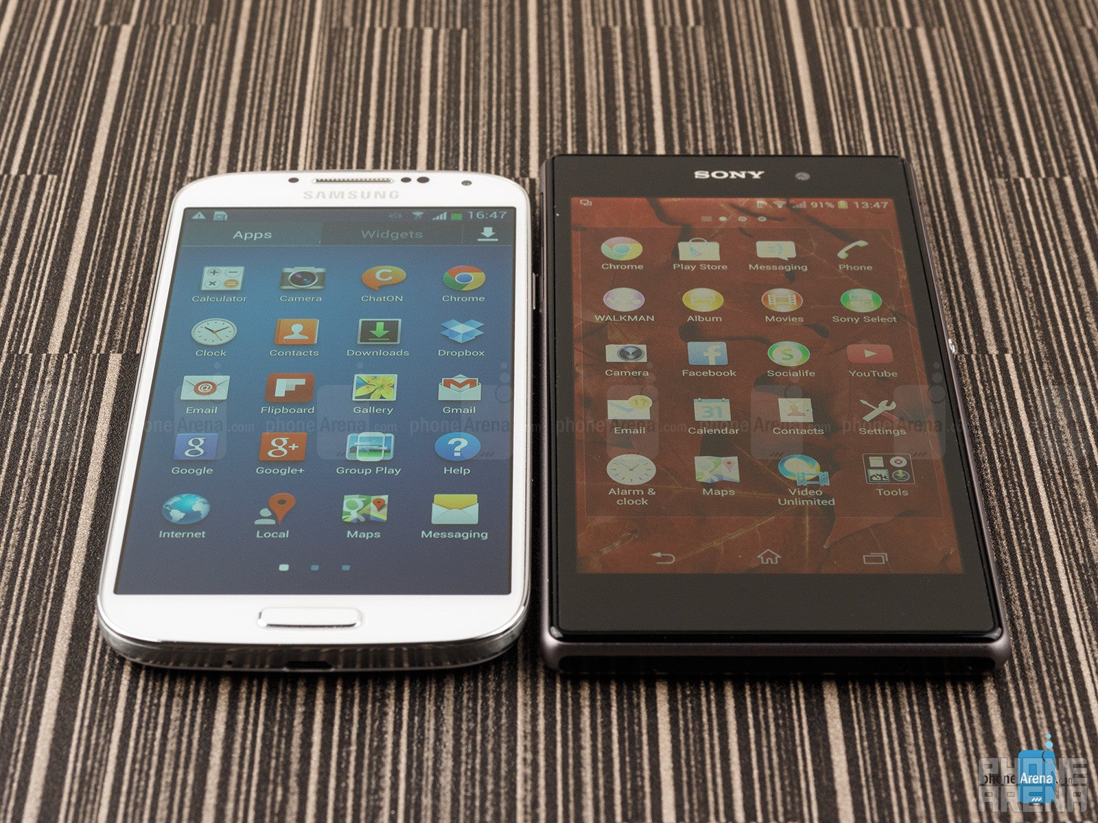 Sony Xperia Z1 vs Samsung Galaxy S4