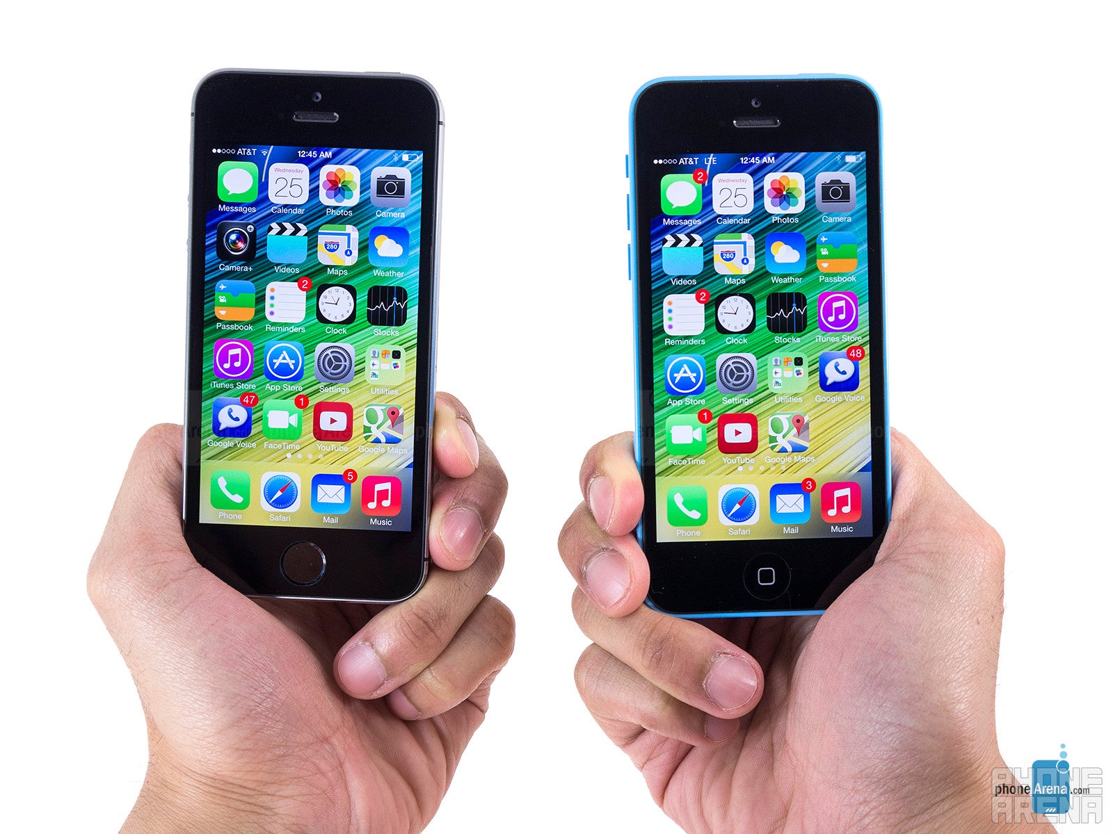 Apple iPhone 5s vs Apple iPhone 5c