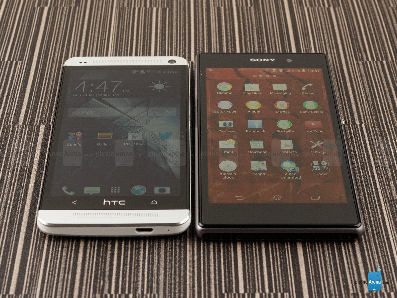 Sony Xperia Z1 vs HTC One