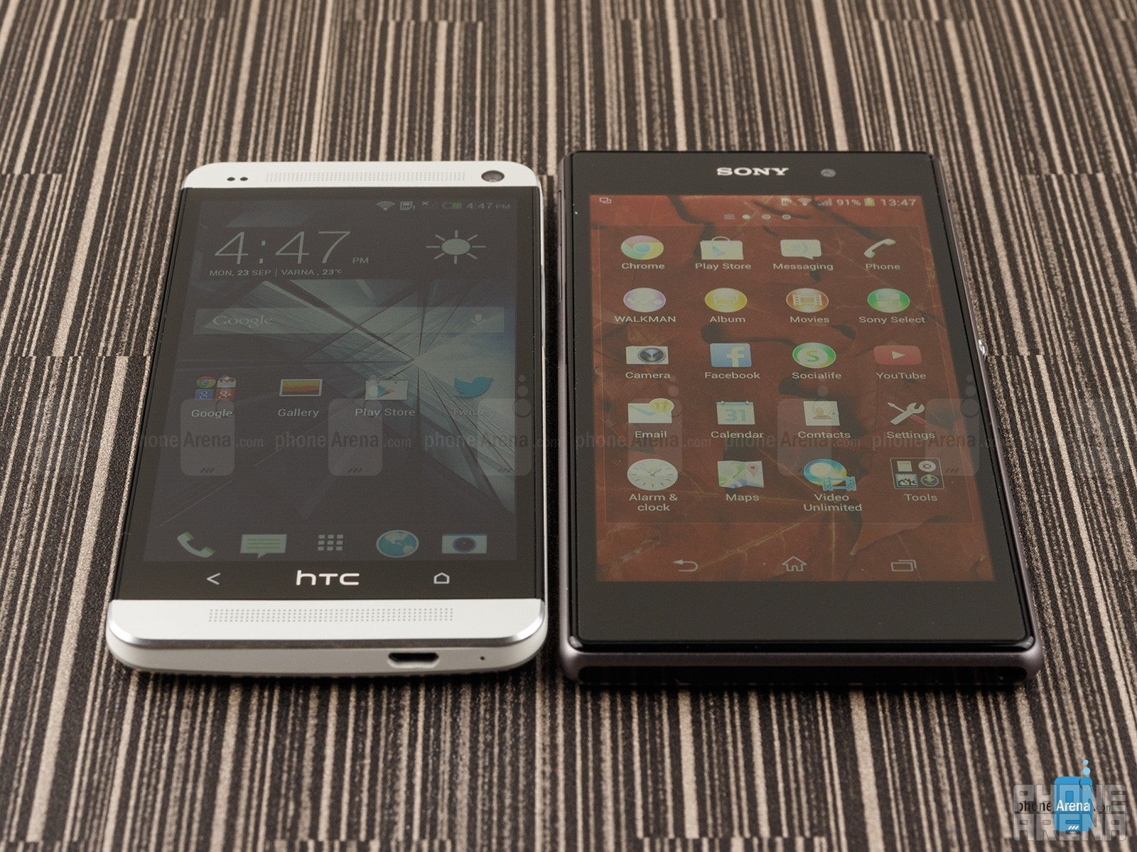 Sony Xperia Z1 vs HTC One