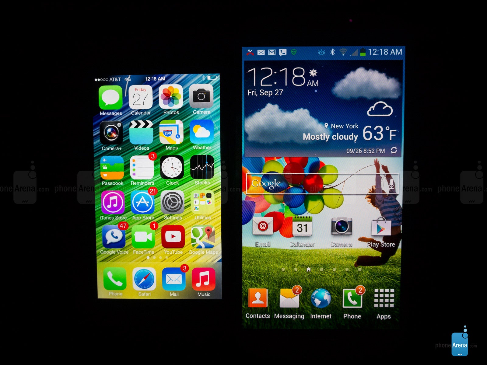 Samsung Galaxy S4 Oder Iphone 5s Apple iPhone 5s vs Samsung Galaxy S4 - PhoneArena