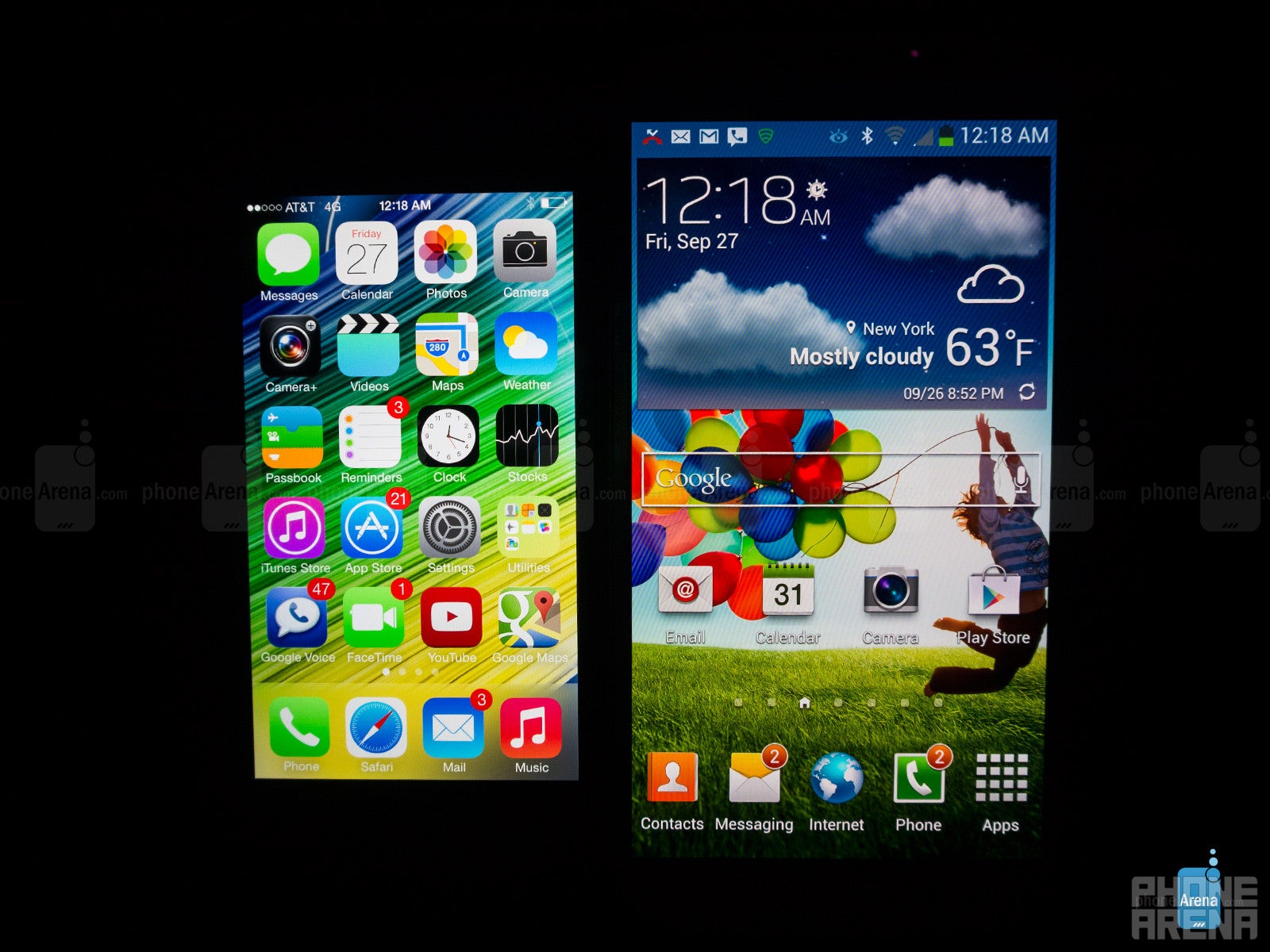 Apple iPhone 5s vs Samsung Galaxy S4