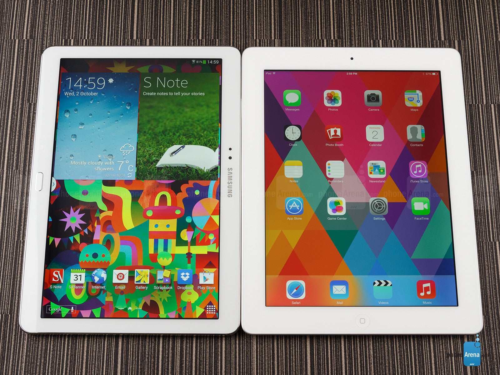 Samsung Galaxy Note 10.1 (2014) vs Apple iPad 4