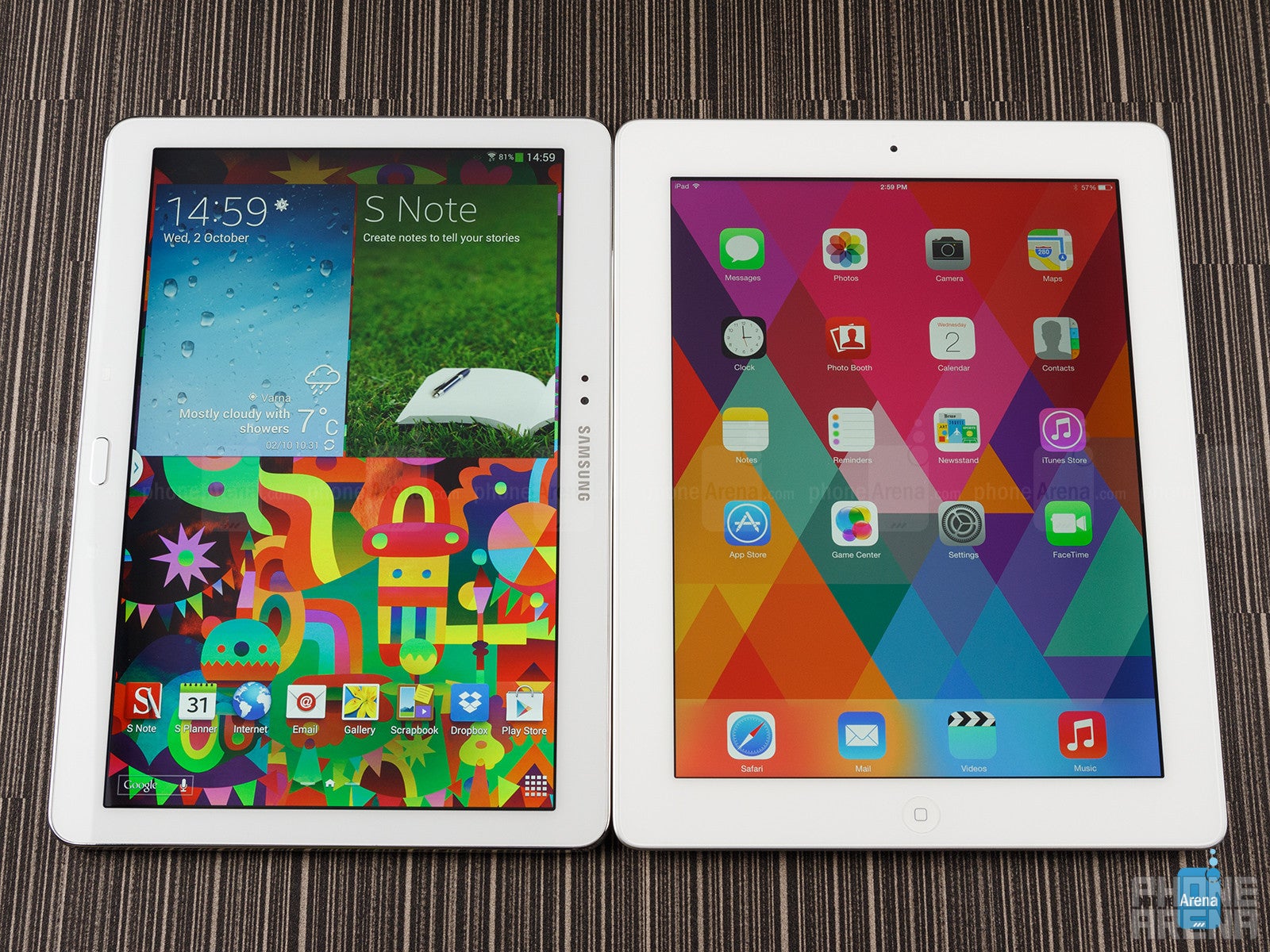 Samsung Galaxy Note 10.1 (2014) vs Apple iPad 4