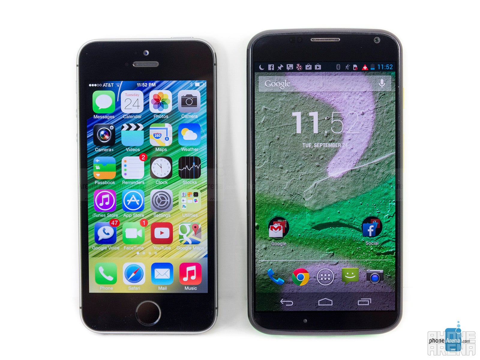 Apple iPhone 5s vs Motorola Moto X