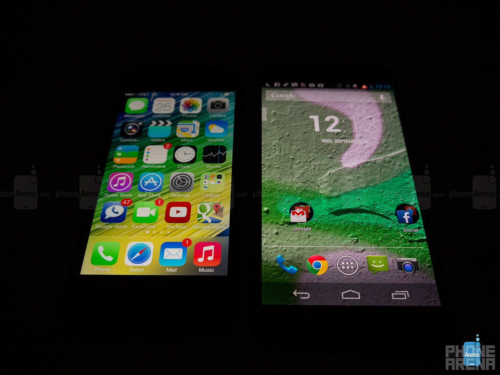 Apple iPhone 5s vs Motorola Moto X