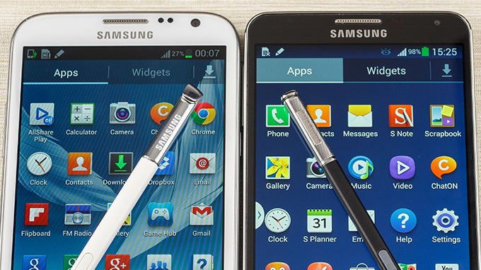 Samsung Galaxy Note 3 vs Samsung Galaxy Note 2