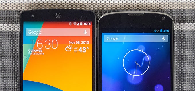 Google Nexus 5 vs Google Nexus 4