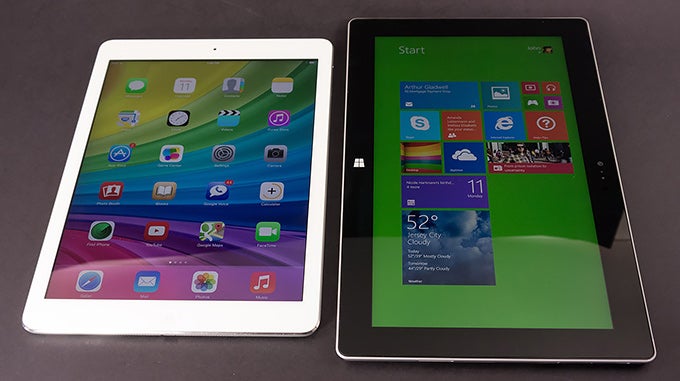 Apple iPad Air vs Microsoft Surface 2