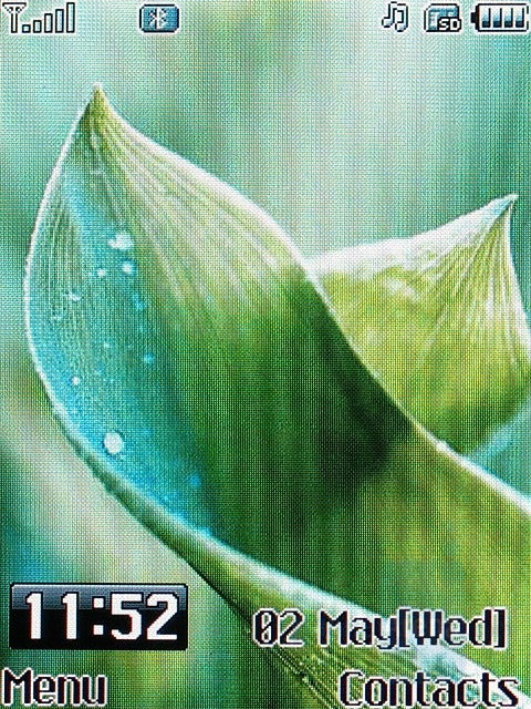 Home screen - LG KG920 Review