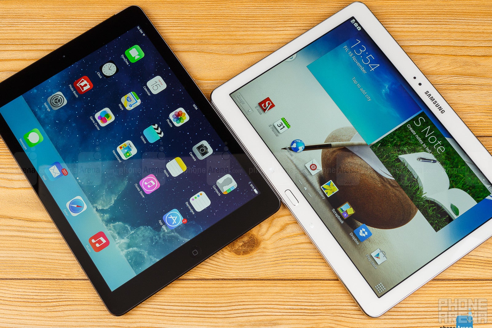 Apple iPad Air vs Samsung Galaxy Note 10.1 2014 Edition