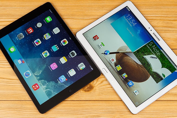 Apple iPad Air vs Samsung Galaxy Note 10.1 2014 Edition