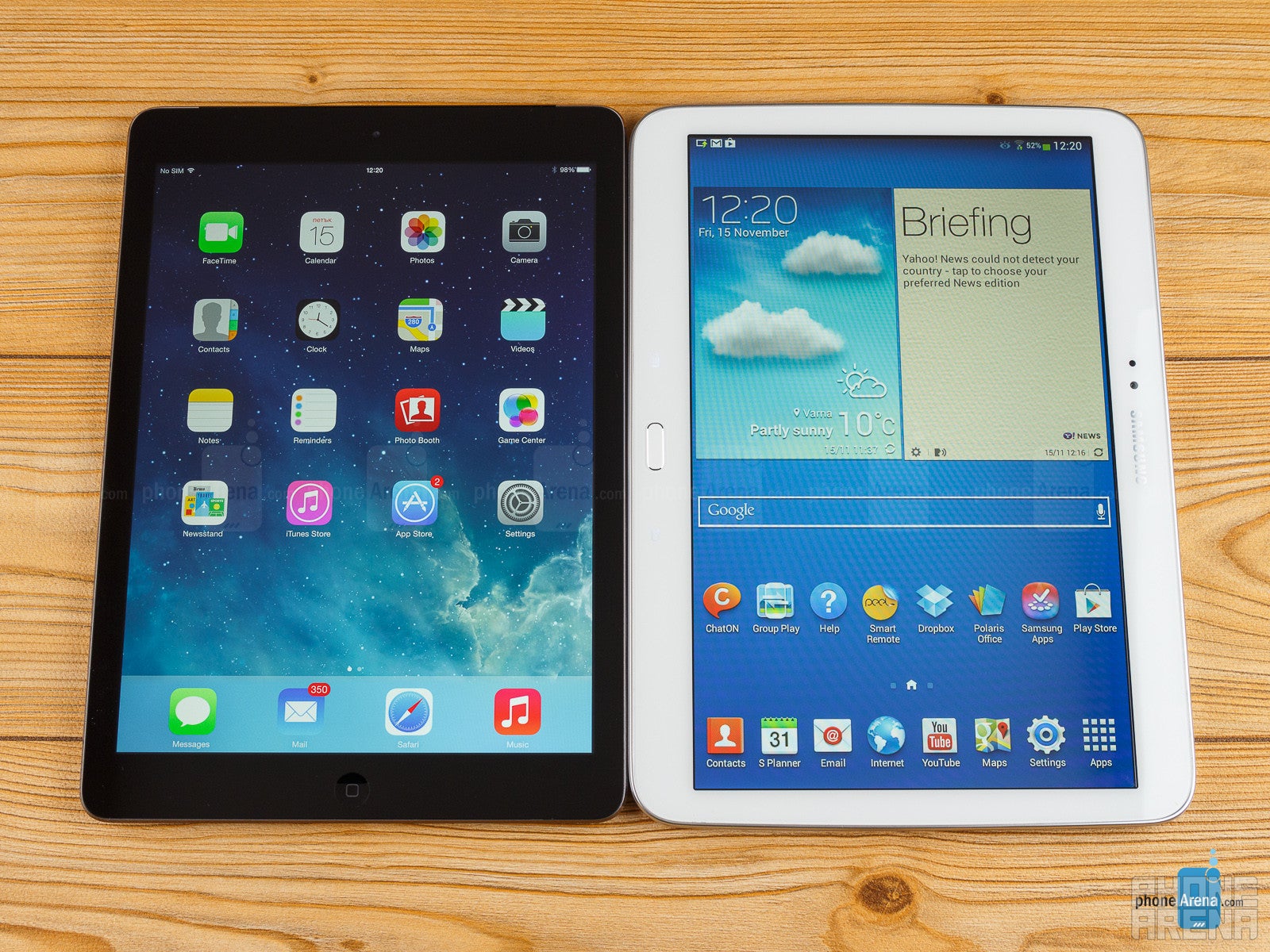 Apple iPad Air vs Samsung Galaxy Tab 3 10.1