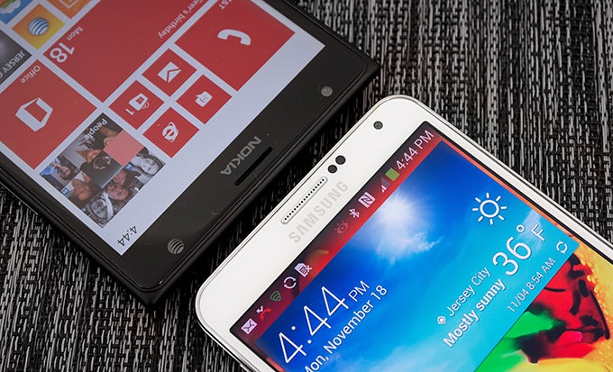 Nokia Lumia 1520 vs Samsung Galaxy Note 3