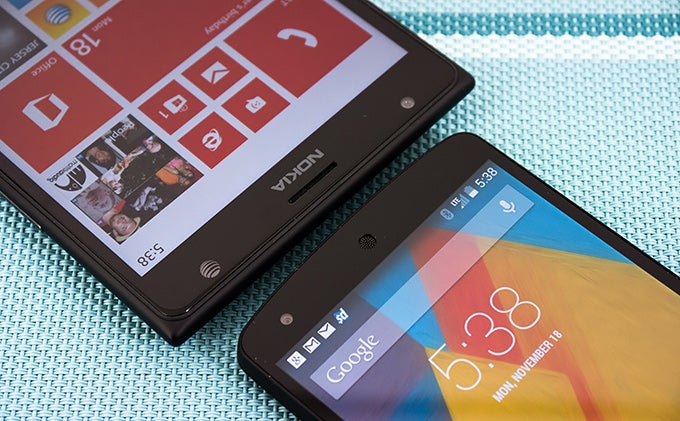 Nokia Lumia 1520 vs Google Nexus 5