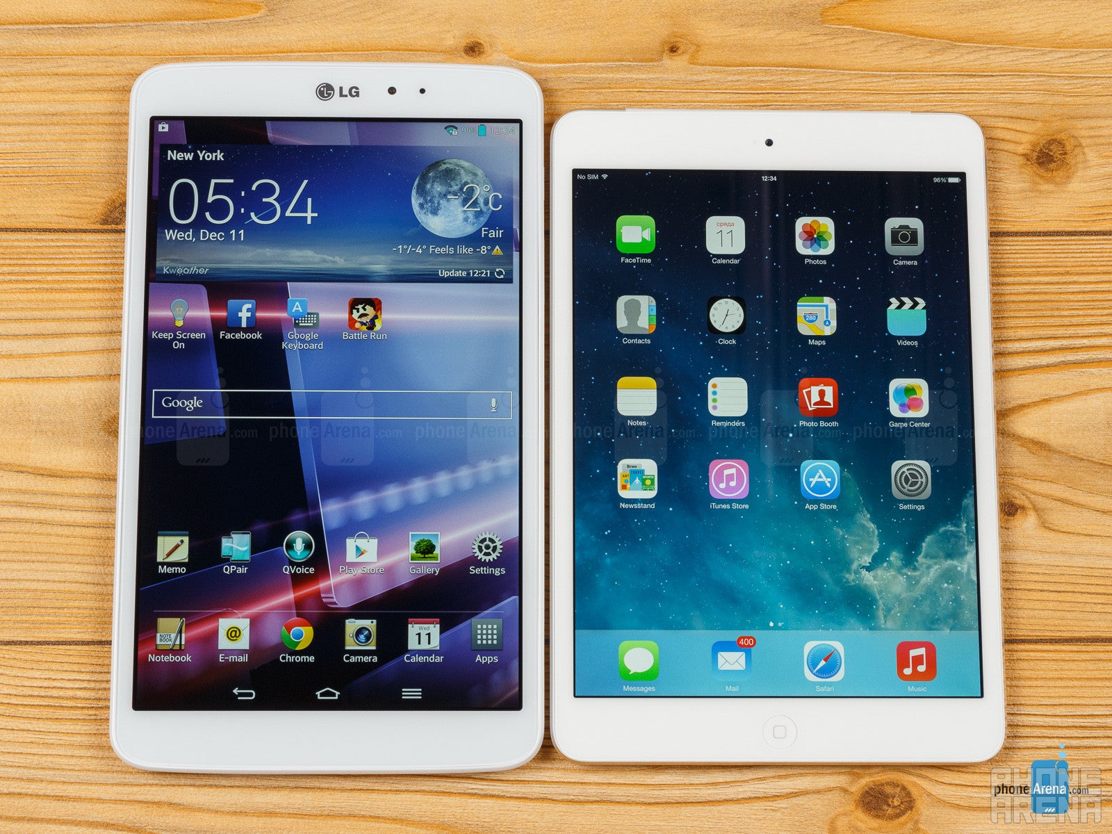 LG G Pad 8.3 vs Apple iPad mini 2 with Retina Display