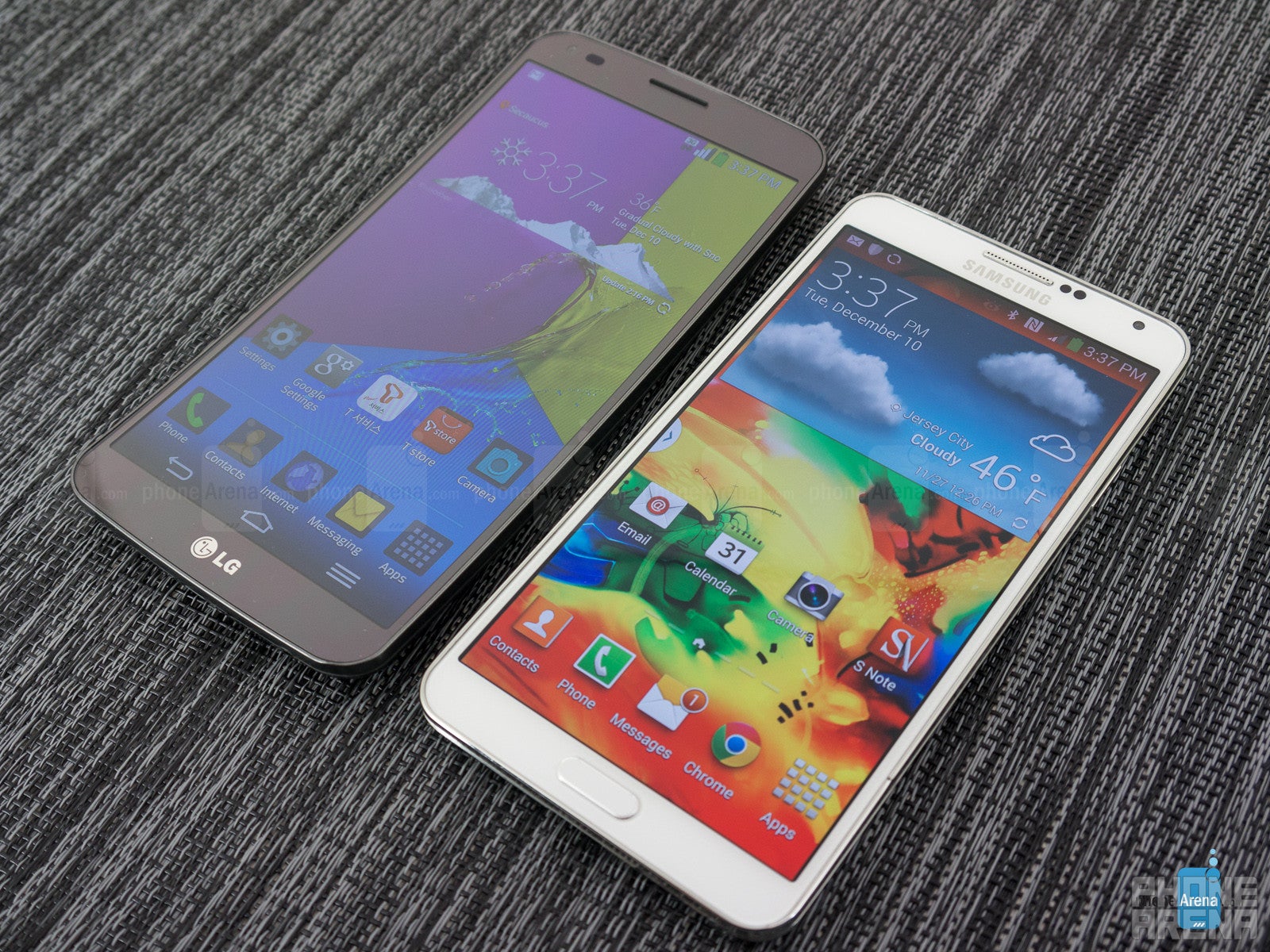 LG G Flex vs Samsung Galaxy Note 3
