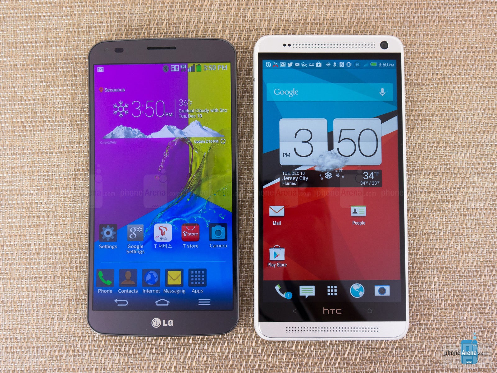 LG G Flex vs HTC One max