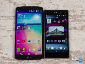 LG G Pro 2 vs Sony Xperia Z1