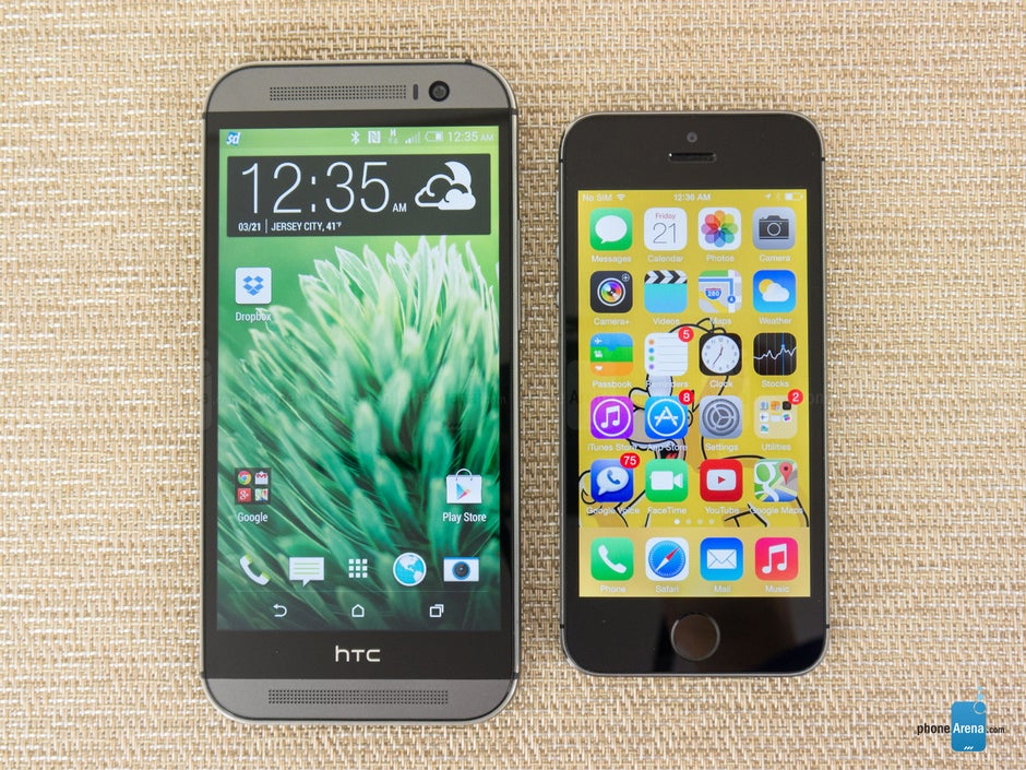 HTC One (M8) vs Apple iPhone 5s