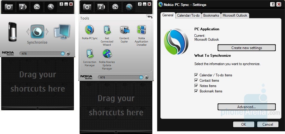 Nokia PC Suite - Nokia N76 Review