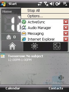 Task manager - HTC Touch Review