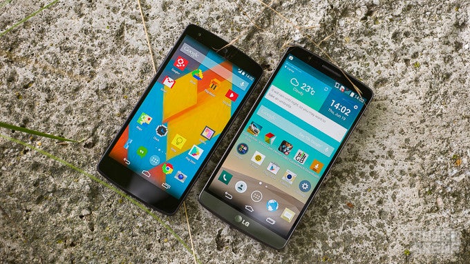 LG G3 vs Google Nexus 5