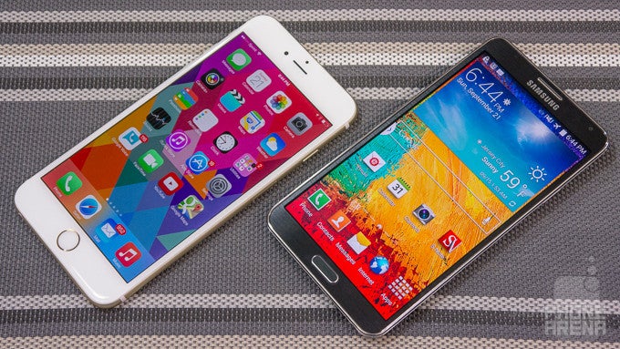 Apple iPhone 6 Plus vs Samsung Galaxy Note 3