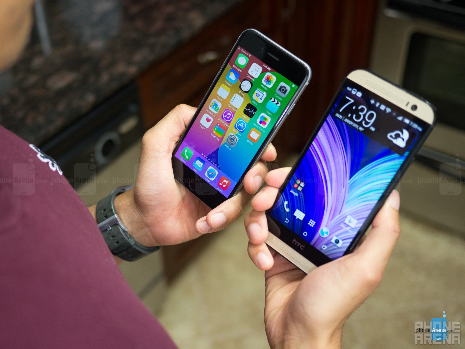 Apple iPhone 6 vs HTC One (M8)