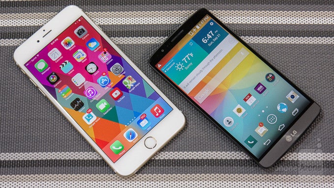 Apple iPhone 6 Plus vs LG G3
