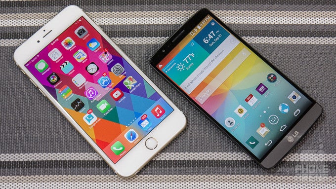 Apple iPhone 6 Plus vs LG G3