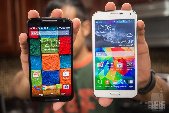 Motorola Moto X 2014 vs Samsung Galaxy S5