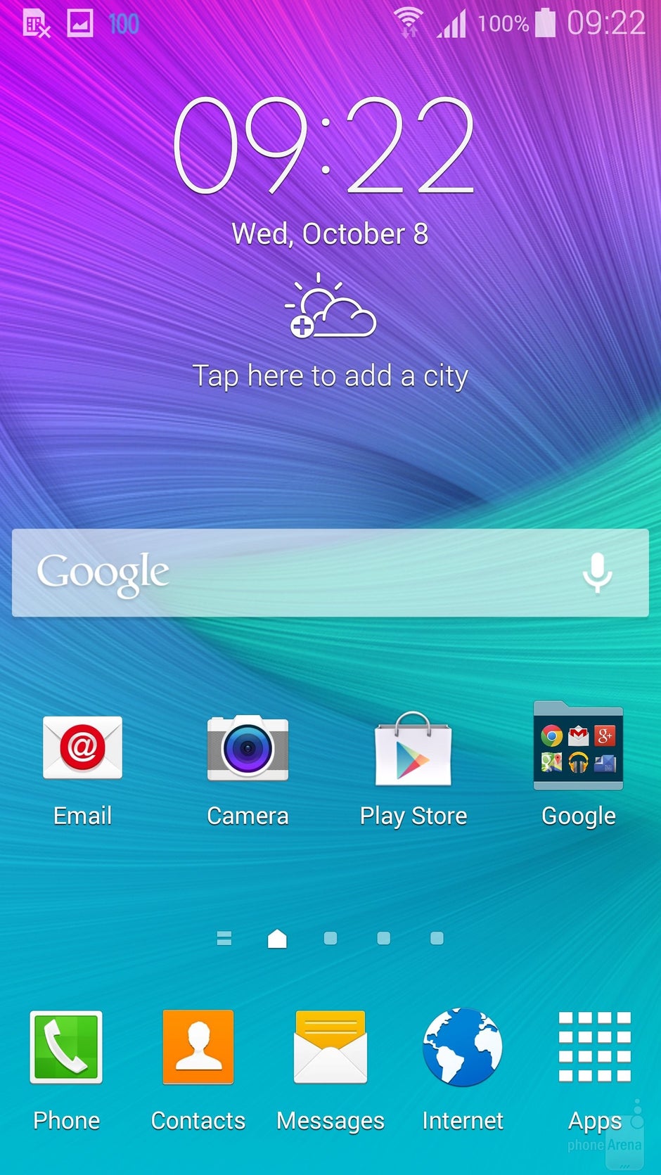 L'interfaccia utente del Samsung Galaxy Note 4 - Samsung Galaxy Note 4 vs Nokia Lumia 1520