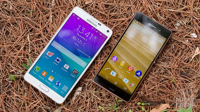 Samsung Galaxy Note 4 vs Sony Xperia Z3