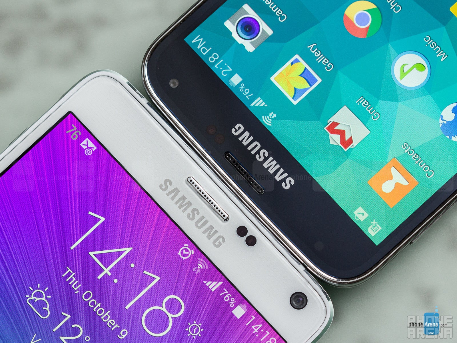 Samsung Galaxy Note 4 vs Samsung Galaxy S5