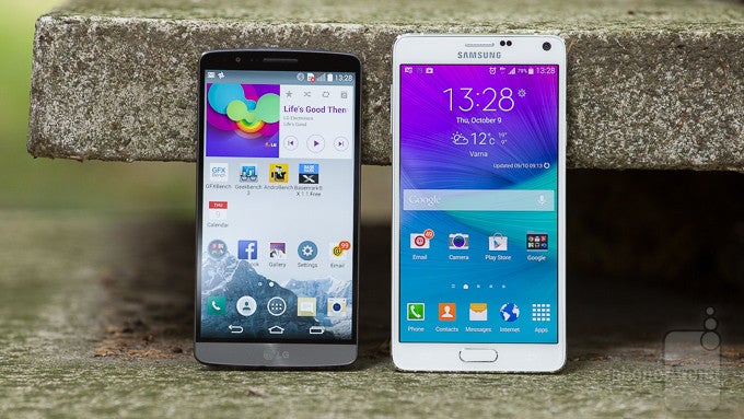 Samsung Galaxy Note 4 vs LG G3