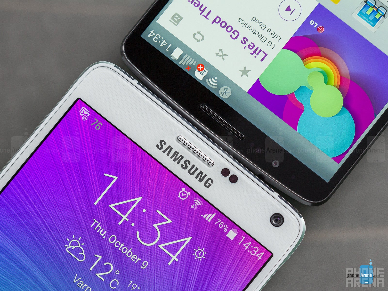 Samsung Galaxy Note 4 vs LG G3