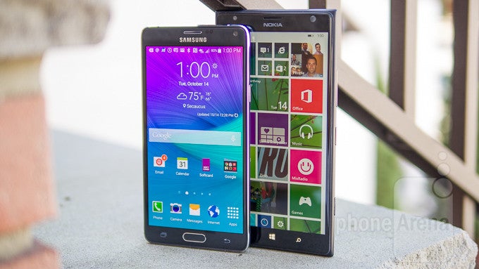 Samsung Galaxy Note 4 vs Nokia Lumia 1520