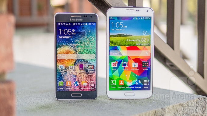 Samsung Galaxy Alpha vs Samsung Galaxy S5