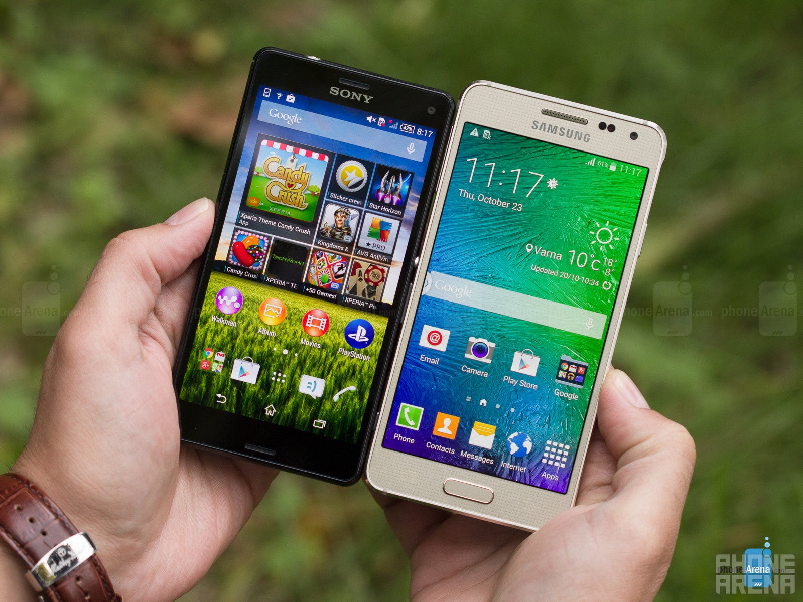Samsung Galaxy Alpha vs Sony Xperia Z3 Compact