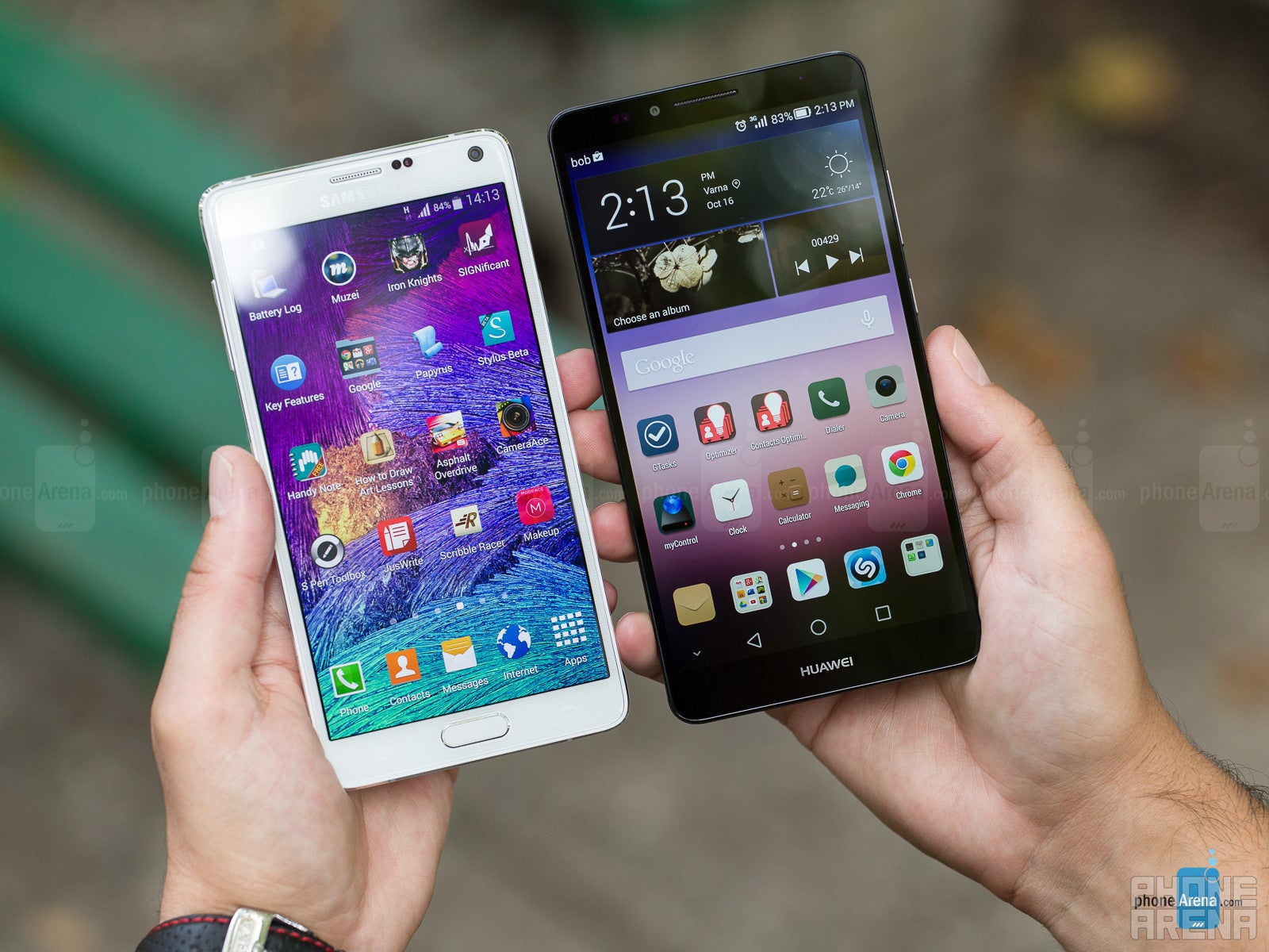 Samsung Galaxy Note 4 vs Huawei Ascend Mate7