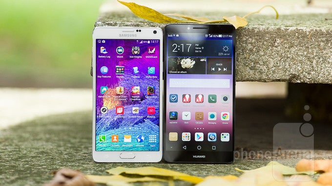 Samsung Galaxy Note 4 vs Huawei Ascend Mate7