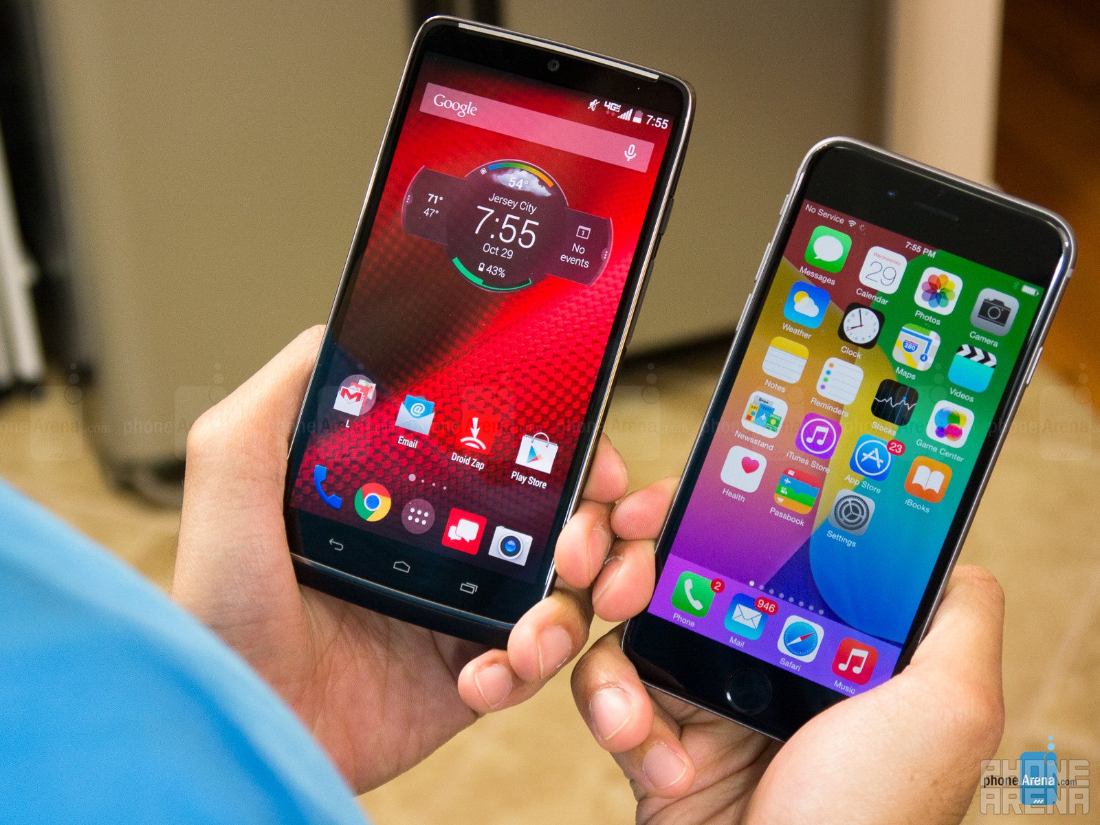 Motorola DROID Turbo vs Apple iPhone 6