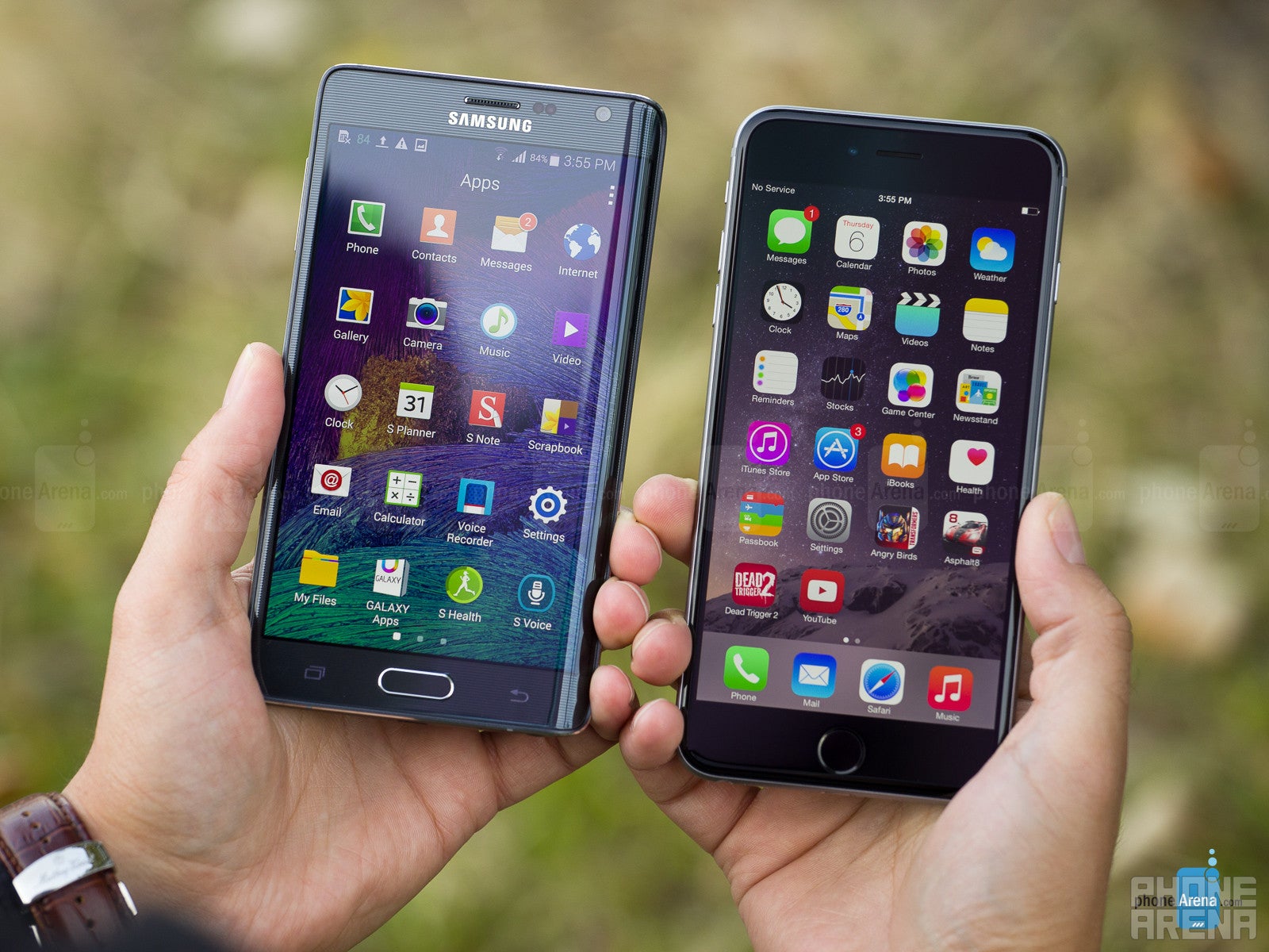 Samsung Galaxy Note Edge vs Apple iPhone 6 Plus