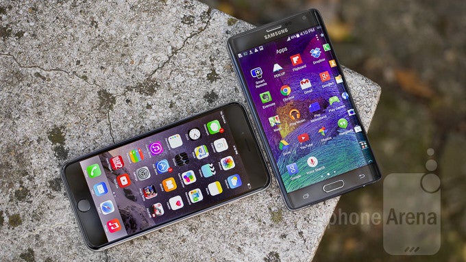 Samsung Galaxy Note Edge vs Apple iPhone 6 Plus