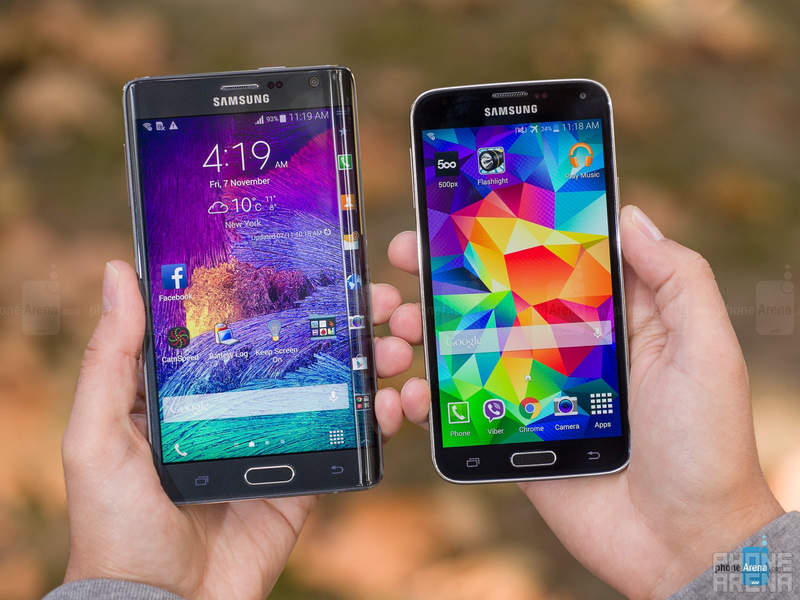 Samsung Galaxy Note Edge vs Samsung Galaxy S5