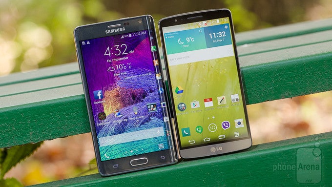Samsung Galaxy Note Edge vs LG G3