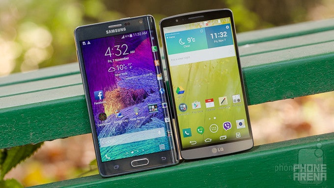 Samsung Galaxy Note Edge vs LG G3