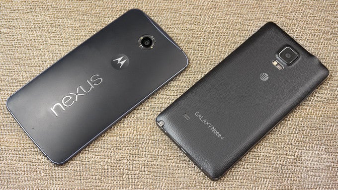 Google Nexus 6 vs Samsung Galaxy Note 4